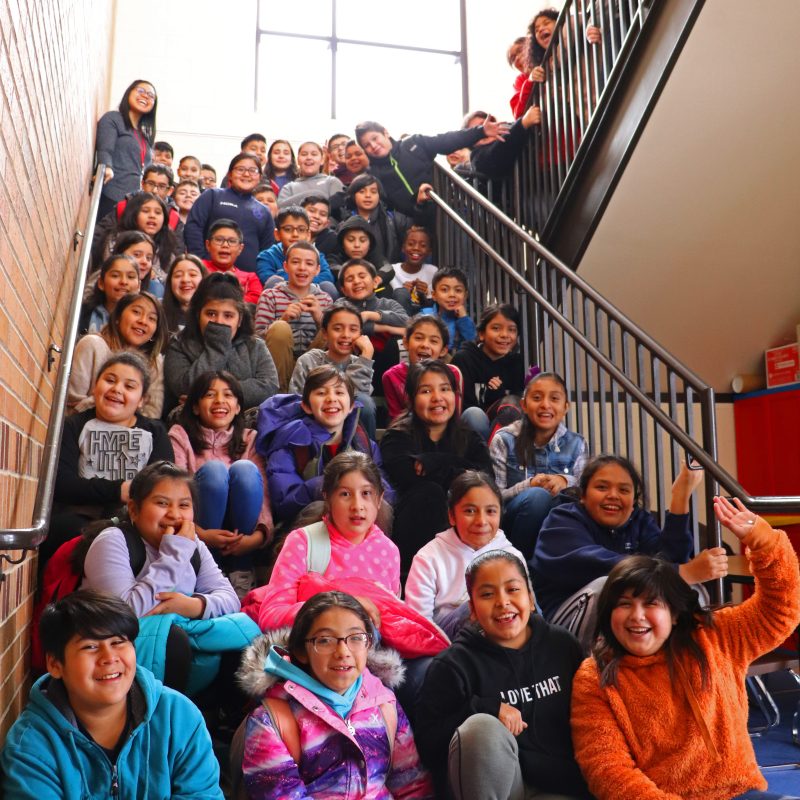 5th Graders on the Stairs   Home Image